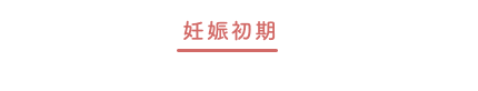 妊娠初期